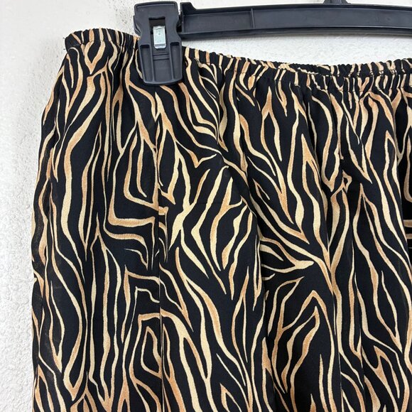VTG J.B.S. LTD Animal Print Skirt Set Size 16P Retro - Picture 11 of 12